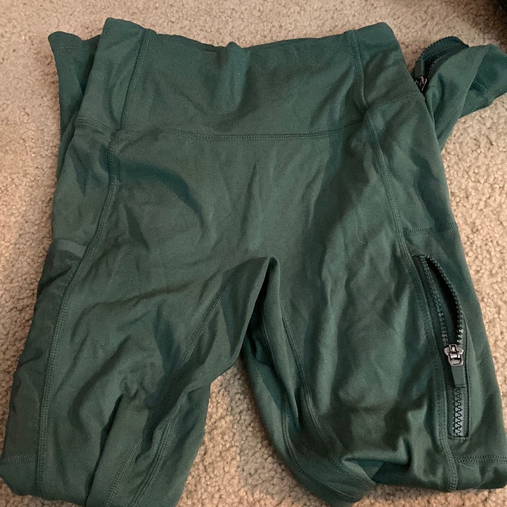 Green High Waist Fabletics Leggings